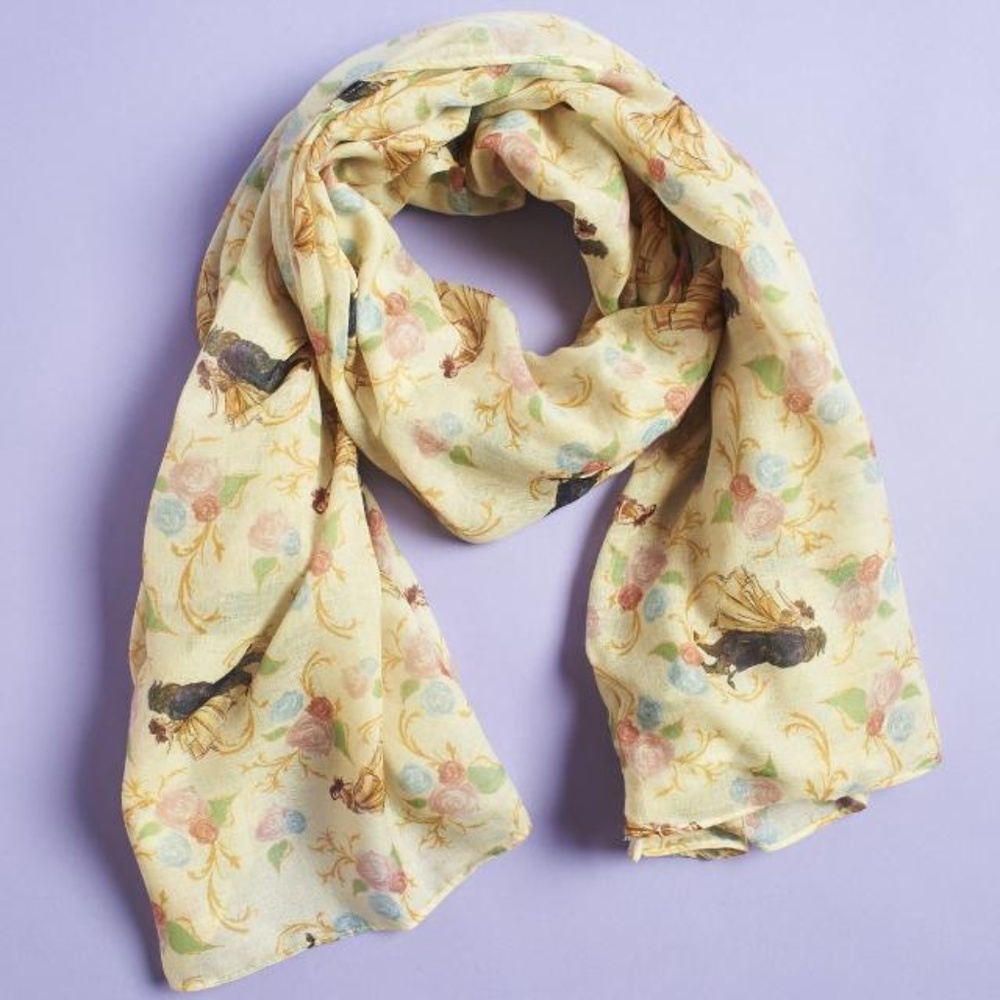 Beauty & The Beast Kimono 3-in-1 Scarf RARE NWT